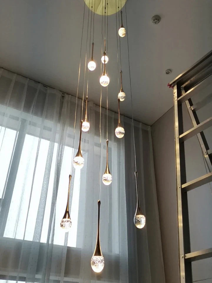 DecorBites™ Modern LED Crystal Chandelier for Home Decor