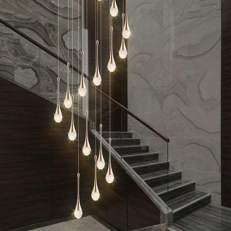 DecorBites™ Modern LED Crystal Chandelier for Home Decor