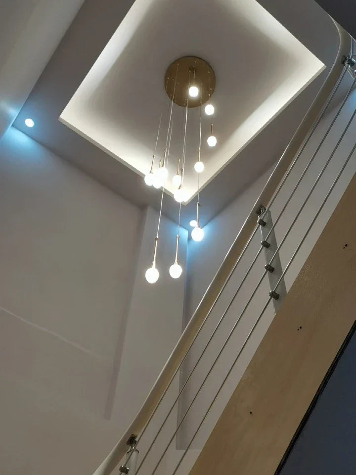 DecorBites™ Modern LED Crystal Chandelier for Home Decor