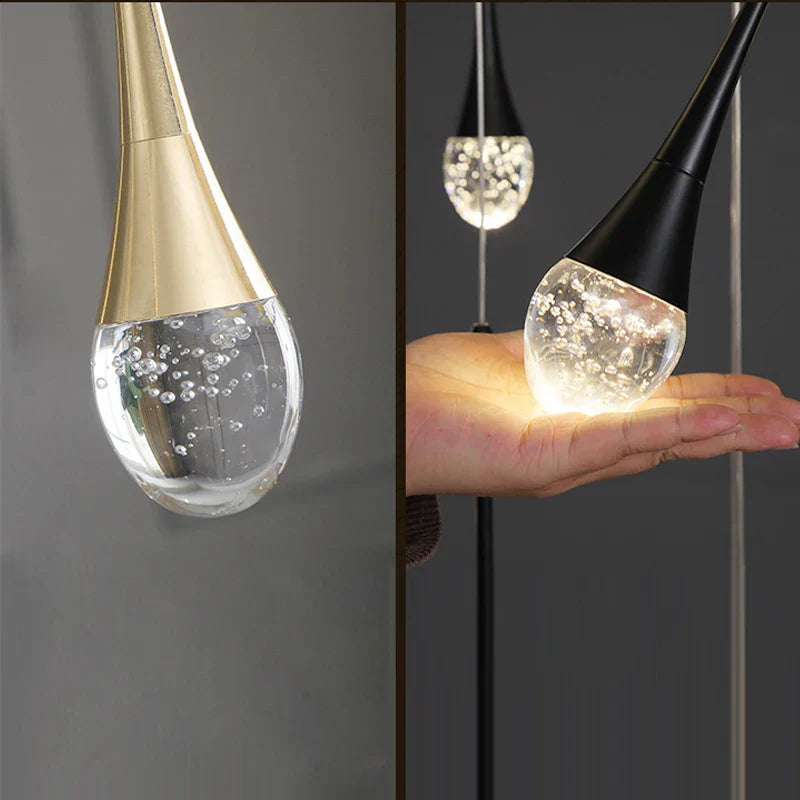 DecorBites™ Modern LED Crystal Chandelier for Home Decor