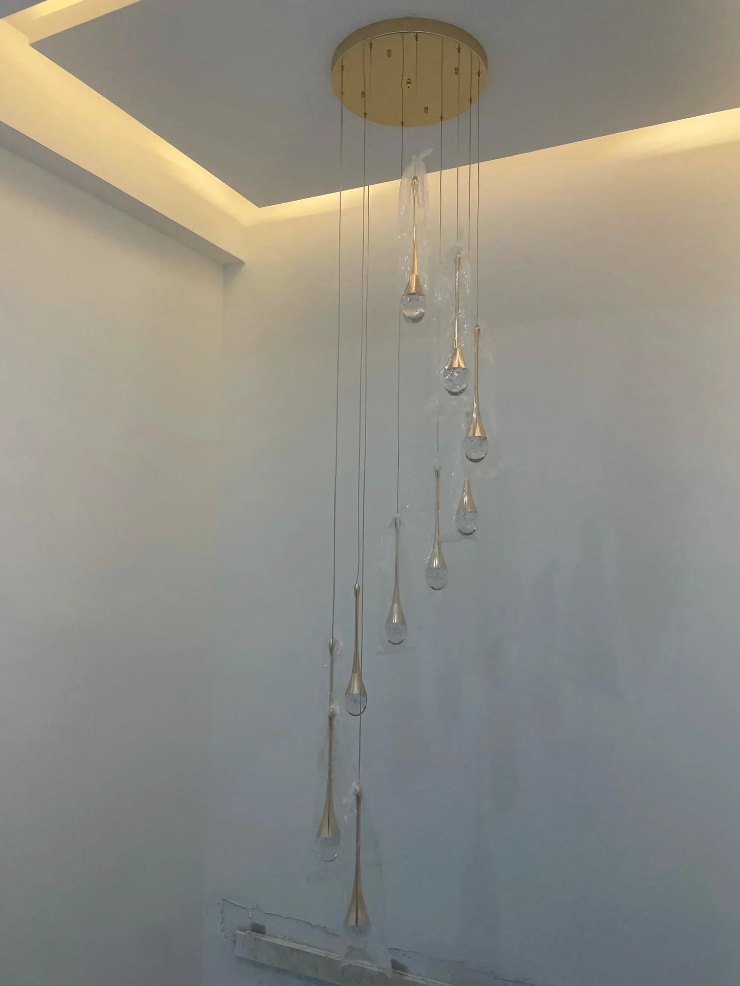 DecorBites™ Modern LED Crystal Chandelier for Home Decor