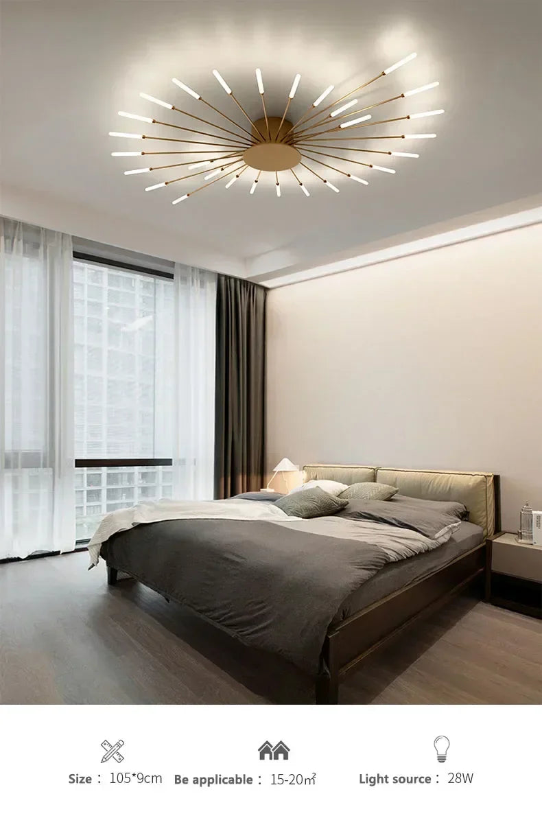 DecorBites™ Sleek Nordic LED Chandelier for Modern Home