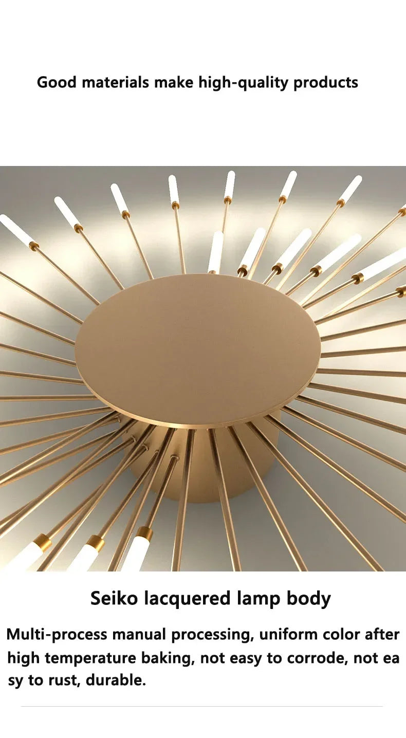 DecorBites™ Sleek Nordic LED Chandelier for Modern Home