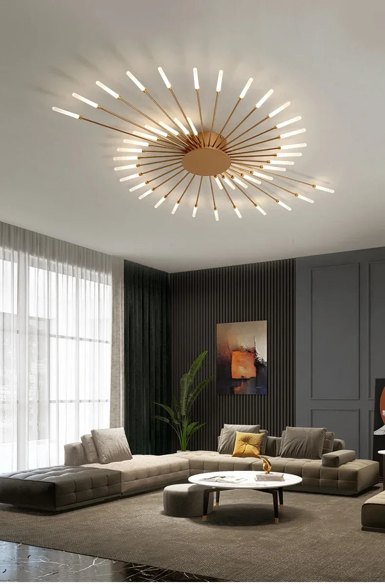 DecorBites™ Sleek Nordic LED Chandelier for Modern Home
