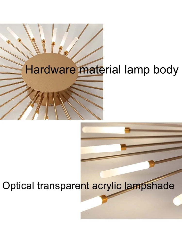 DecorBites™ Sleek Nordic LED Chandelier for Modern Home