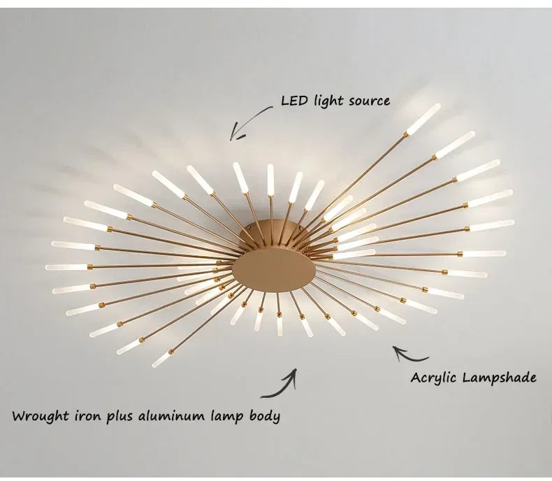 DecorBites™ Sleek Nordic LED Chandelier for Modern Home