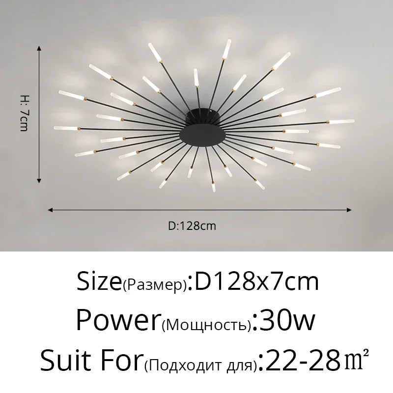 DecorBites™ Sleek Nordic LED Chandelier for Modern Home