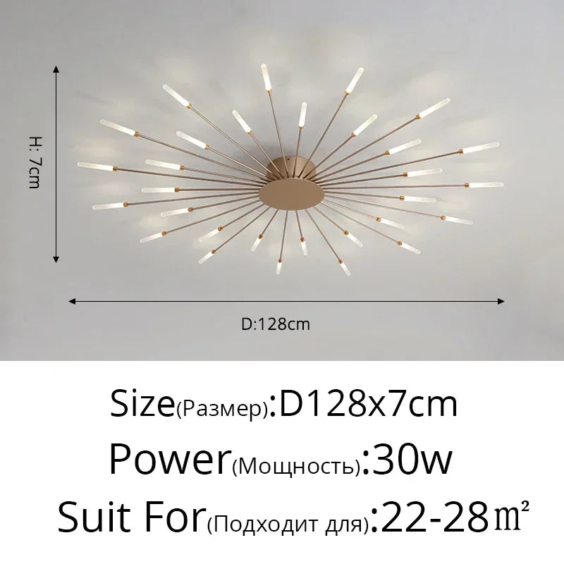 DecorBites™ Sleek Nordic LED Chandelier for Modern Home